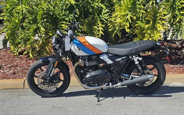 2026 Triumph Speed Twin 900 Pure White/Maui Blue/Tangerine Oran