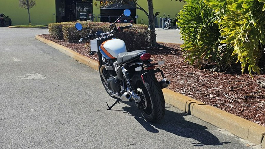 2026 Triumph Speed Twin 900 Pure White/Maui Blue/Tangerine Oran