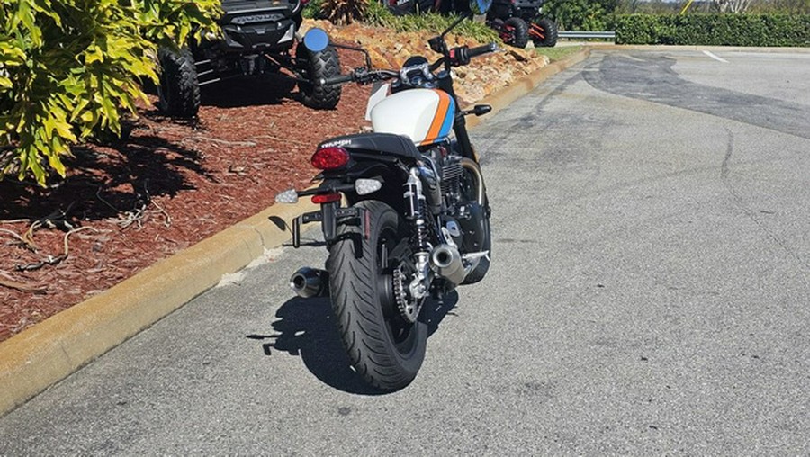 2026 Triumph Speed Twin 900 Pure White/Maui Blue/Tangerine Oran