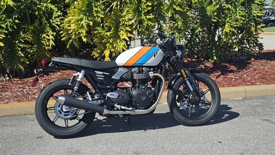 2026 Triumph Speed Twin 900 Pure White/Maui Blue/Tangerine Oran