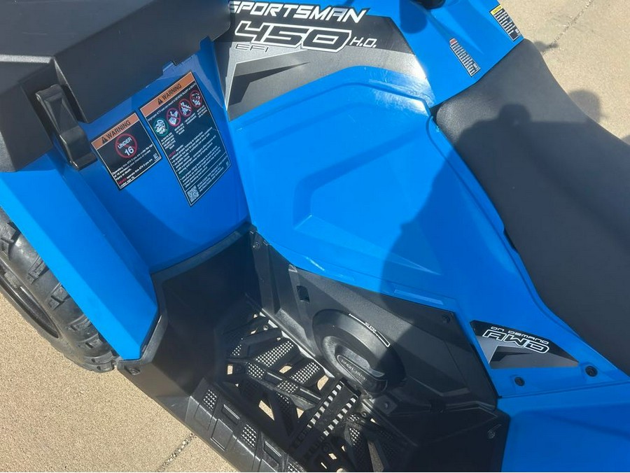 2018 Polaris SPORTSMAN 450 HO VELOCITY BLUE