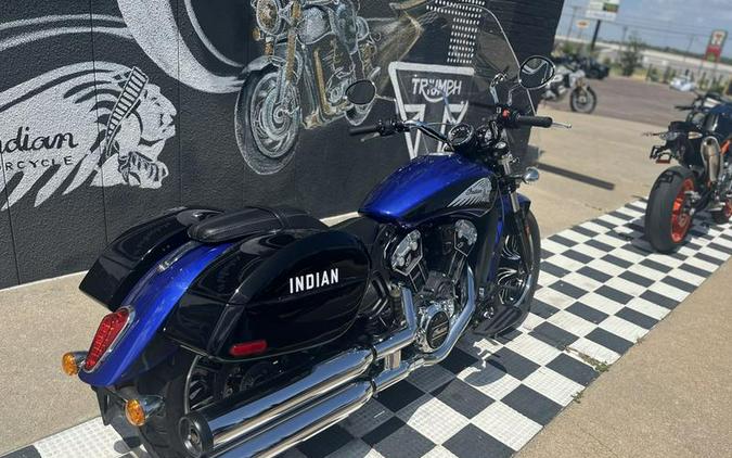 2023 Indian Motorcycle® Scout® ABS Spirit Blue Metallic/Black Metallic