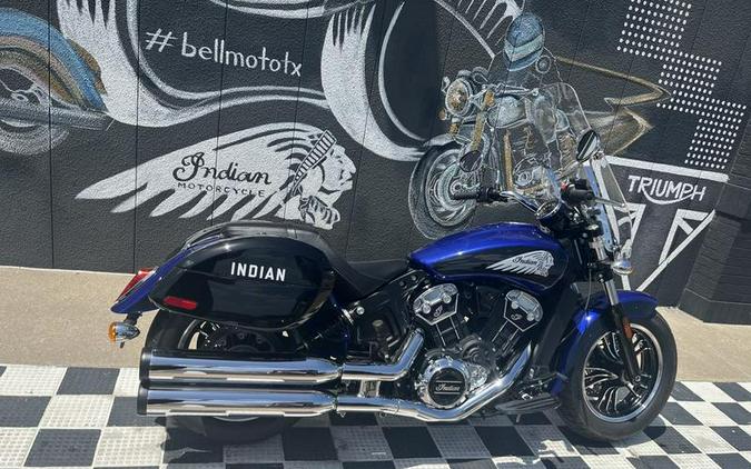 2023 Indian Motorcycle® Scout® ABS Spirit Blue Metallic/Black Metallic