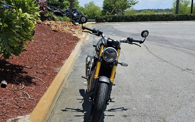 2025 Triumph Speed 400 Phantom Black / Storm Grey Carnival Red Storm Grey