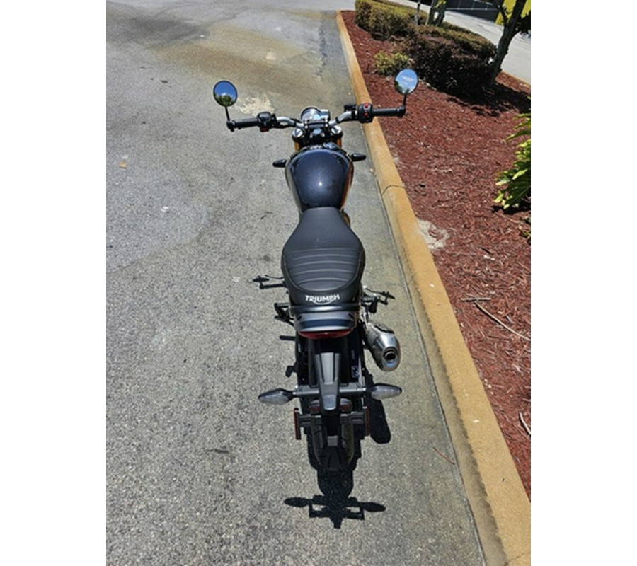 2025 Triumph Speed 400 Phantom Black / Storm Grey Carnival Red Storm Grey