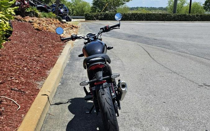 2025 Triumph Speed 400 Phantom Black / Storm Grey Carnival Red Storm Grey