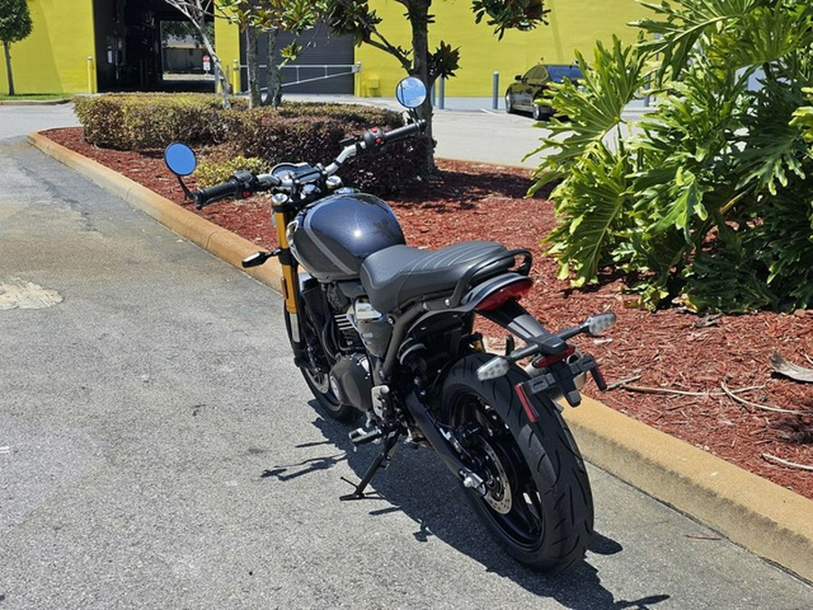 2025 Triumph Speed 400 Phantom Black / Storm Grey Carnival Red Storm Grey