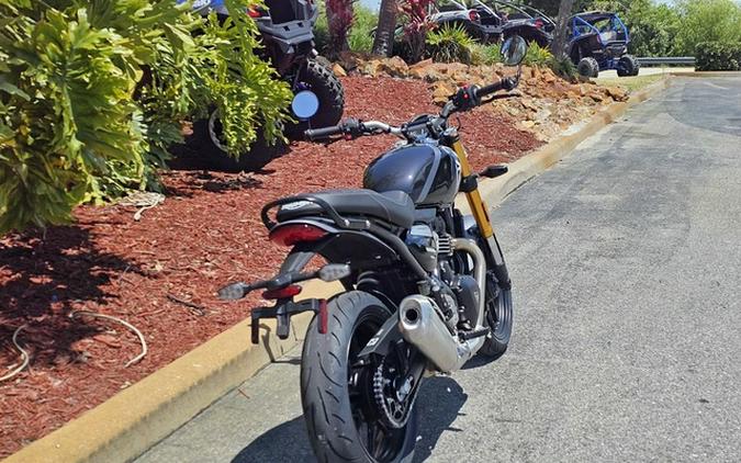 2025 Triumph Speed 400 Phantom Black / Storm Grey Carnival Red Storm Grey