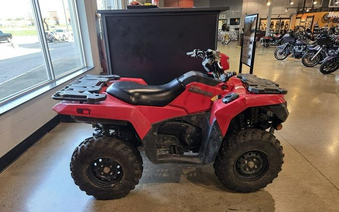 2022 Suzuki KingQuad 750AXi Power Steering red