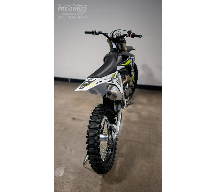 2025 Triumph TF 450-RC Edition Jet Black/Pure White