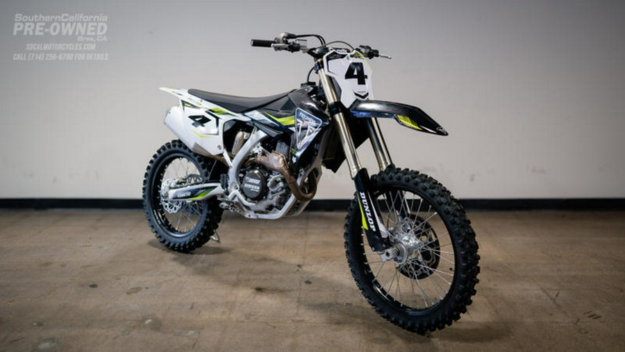 2025 Triumph TF 450-RC Edition Jet Black/Pure White