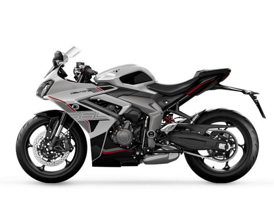 2026 Triumph Daytona 660 Aluminium Silver / Sapphire Black