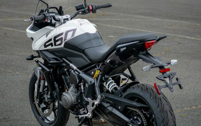 2025 Triumph Tiger Sport 660 Crystal White