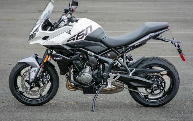 2025 Triumph Tiger Sport 660 Crystal White