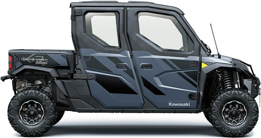 2025 Kawasaki RIDGE® XR Crew Limited HVAC Metallic Bluish Gray