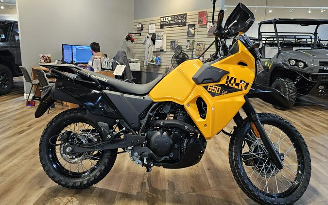 2026 Kawasaki KLR 650 S ABS Pearl Solar Yellow - 110075
