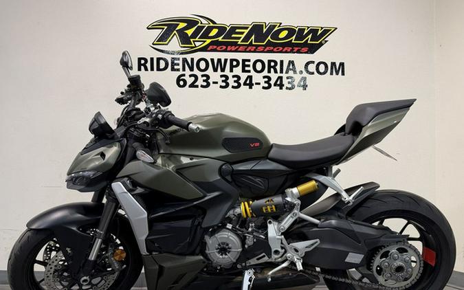 2023 Ducati Streetfighter V2 Storm Green V2