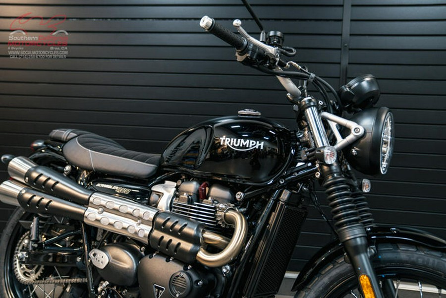 2024 Triumph Scrambler 900 Cosmic Yellow/Graphite