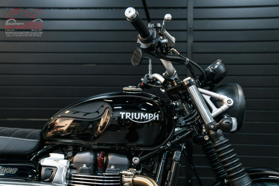 2024 Triumph Scrambler 900 Cosmic Yellow/Graphite