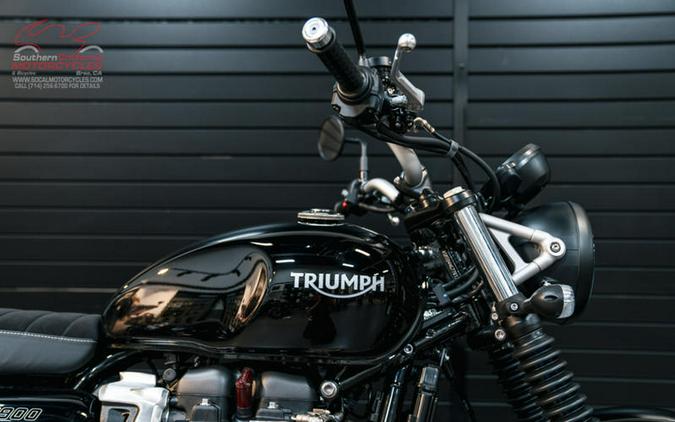 2024 Triumph Scrambler 900 Cosmic Yellow/Graphite