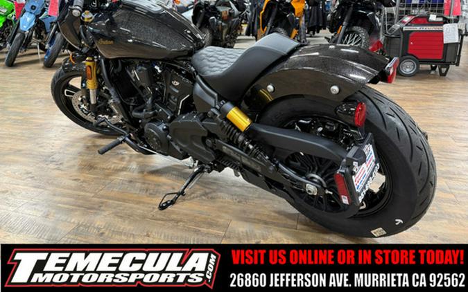 2026 Indian 101 Scout Black Crystal With Super Graphite