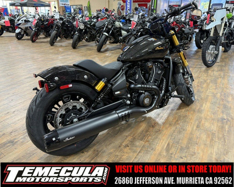 2026 Indian 101 Scout Black Crystal With Super Graphite