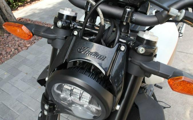 2022 Indian FTR S White Smoke