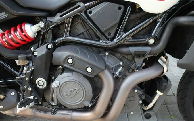2022 Indian FTR S White Smoke