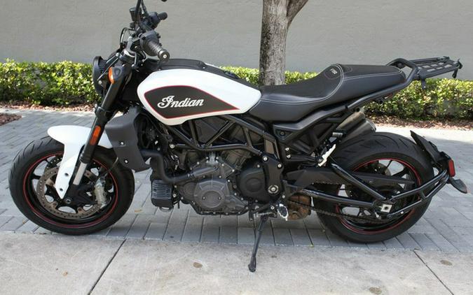 2022 Indian FTR S White Smoke