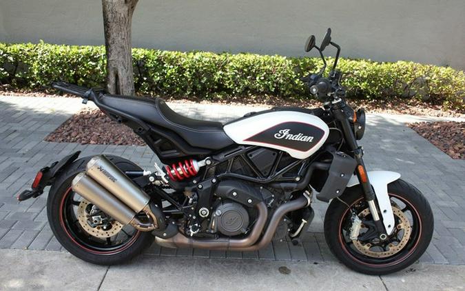 2022 Indian FTR S White Smoke