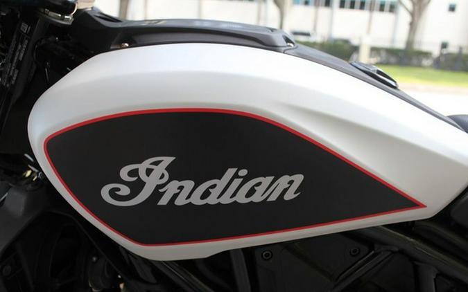 2022 Indian FTR S White Smoke
