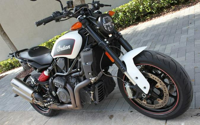 2022 Indian FTR S White Smoke