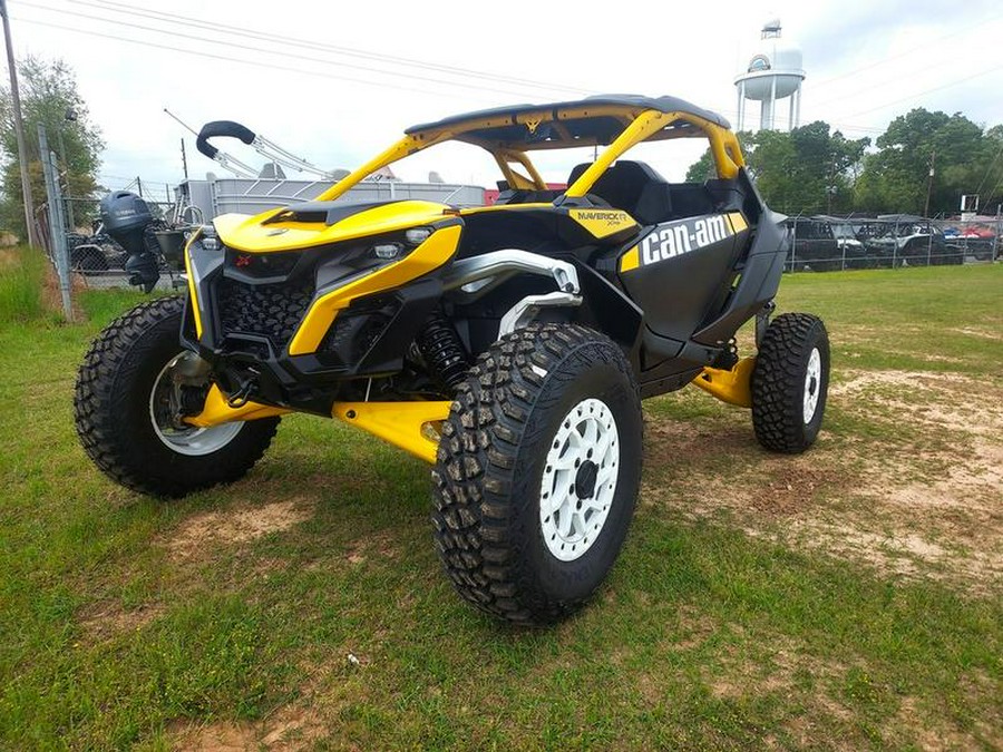 2024 Can-Am® Maverick R X RS with Smart-Shox Carbon Black & Neo Yellow