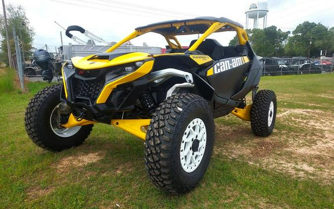 2024 Can-Am® Maverick R X RS with Smart-Shox Carbon Black & Neo Yellow