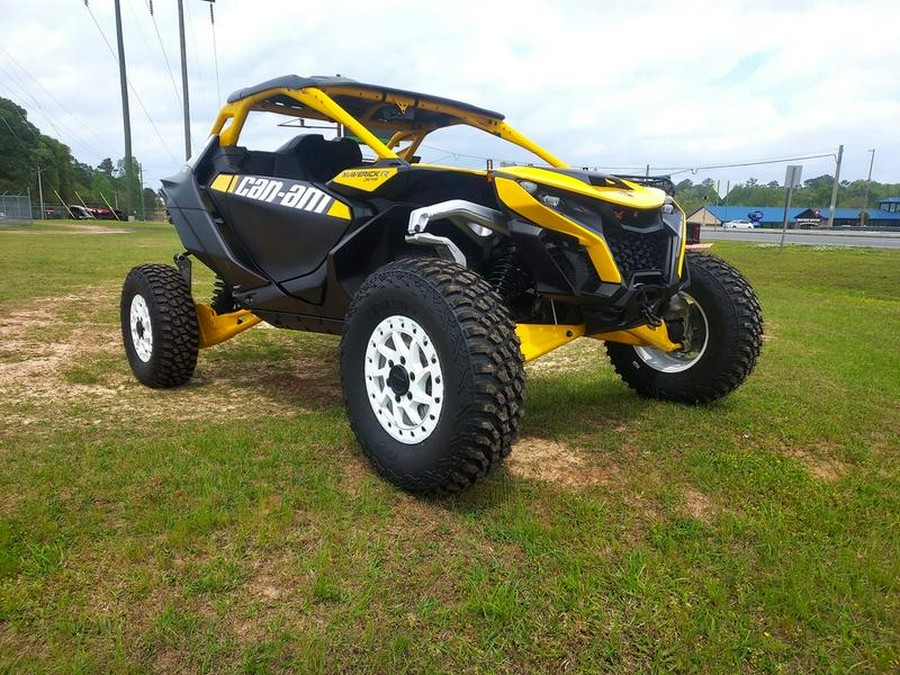 2024 Can-Am® Maverick R X RS with Smart-Shox Carbon Black & Neo Yellow