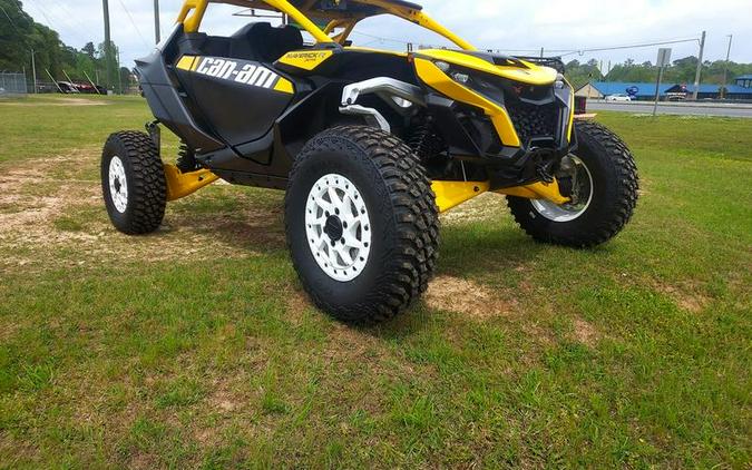 2024 Can-Am® Maverick R X RS with Smart-Shox Carbon Black & Neo Yellow