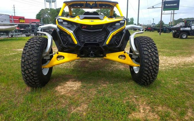 2024 Can-Am® Maverick R X RS with Smart-Shox Carbon Black & Neo Yellow