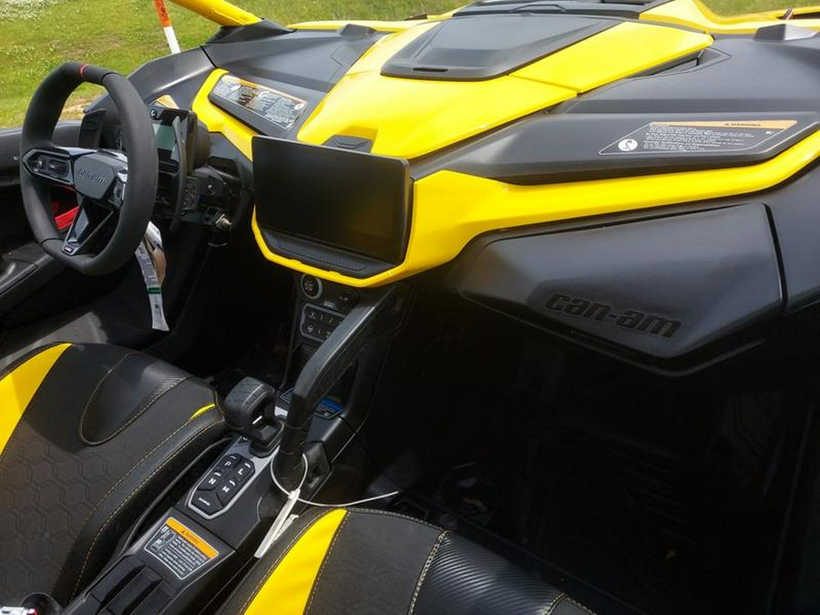 2024 Can-Am® Maverick R X RS with Smart-Shox Carbon Black & Neo Yellow