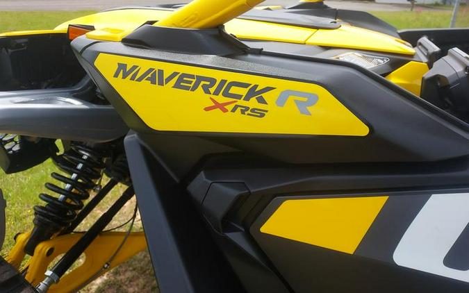 2024 Can-Am® Maverick R X RS with Smart-Shox Carbon Black & Neo Yellow