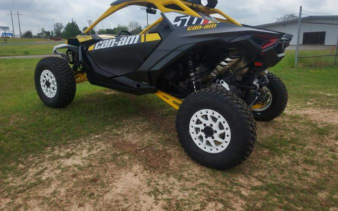 2024 Can-Am® Maverick R X RS with Smart-Shox Carbon Black & Neo Yellow