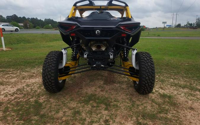 2024 Can-Am® Maverick R X RS with Smart-Shox Carbon Black & Neo Yellow