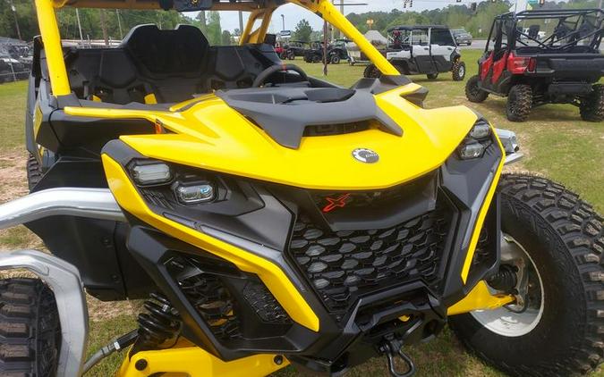 2024 Can-Am® Maverick R X RS with Smart-Shox Carbon Black & Neo Yellow