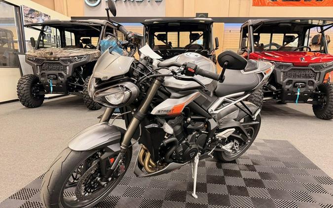 2025 Triumph Street Triple 765 RS Silver Ice