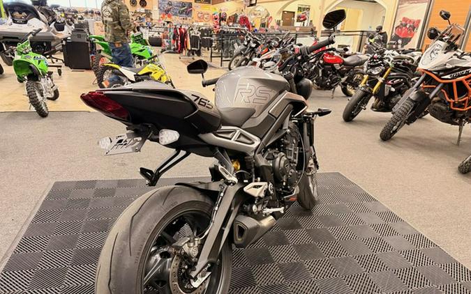 2025 Triumph Street Triple 765 RS Silver Ice