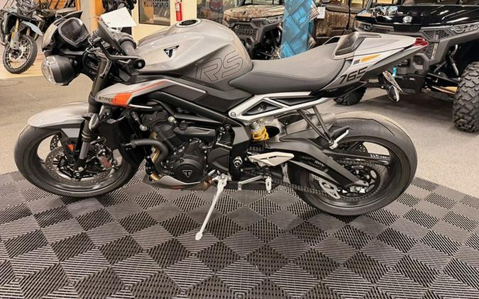 2025 Triumph Street Triple 765 RS Silver Ice