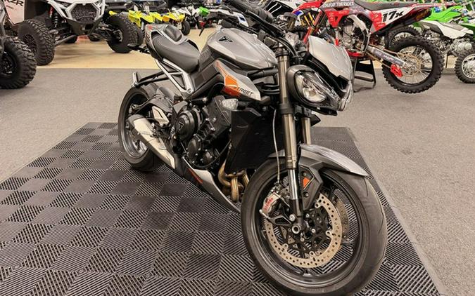 2025 Triumph Street Triple 765 RS Silver Ice