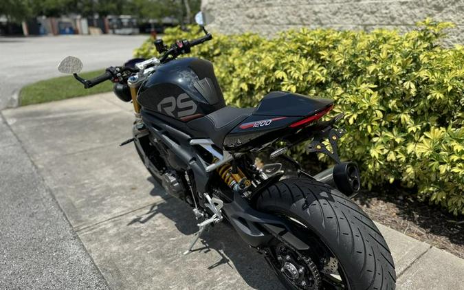 2022 Triumph Street Triple RS Matte Jet Black