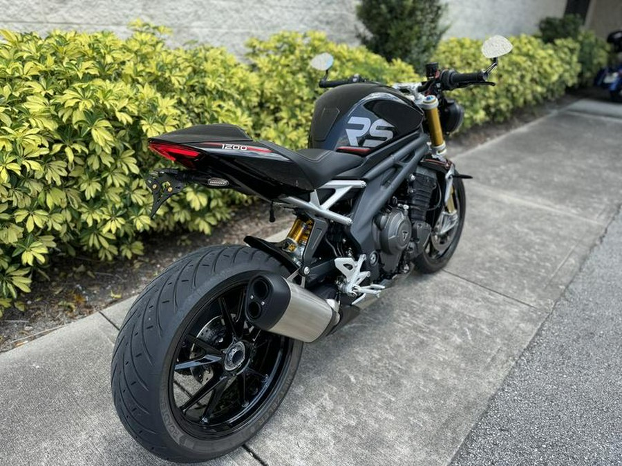 2022 Triumph Street Triple RS Matte Jet Black