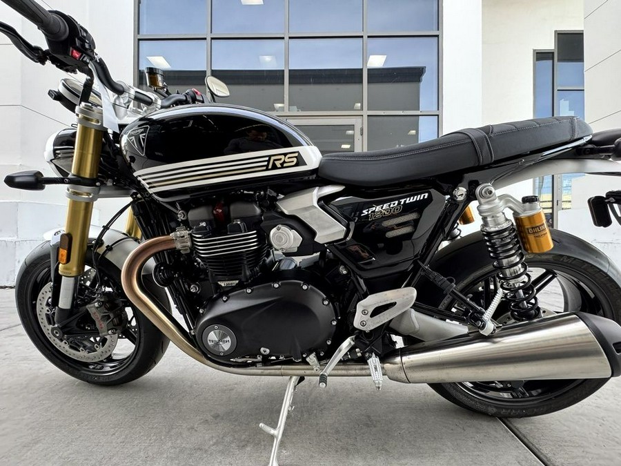 2025 Triumph Speed Twin 1200 RS Sapphire Black