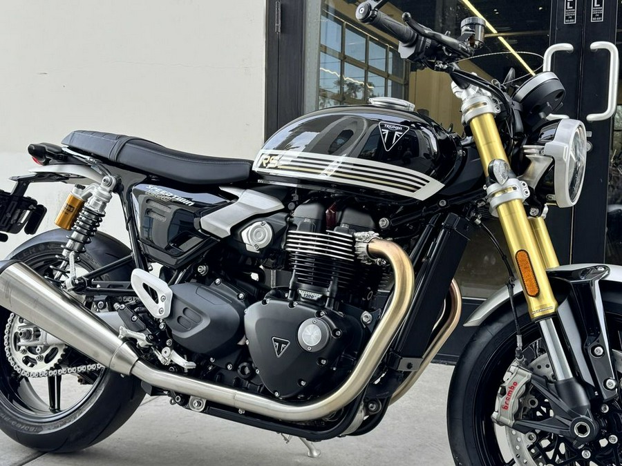 2025 Triumph Speed Twin 1200 RS Sapphire Black